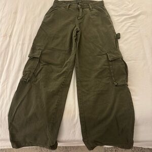 Olive Green Cargo Pants
